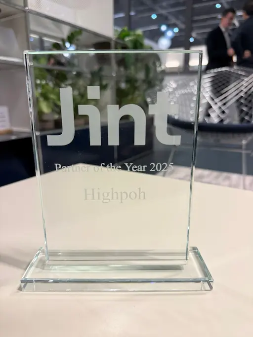 intranet sharepoint : highpoh recoit l'award patner of the year 2025 de jint
